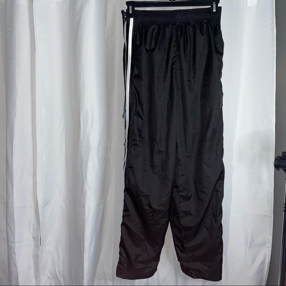 Athletic Works Windbreaker Snap Breakaway Pants Full Length Side Snap Sweatpants